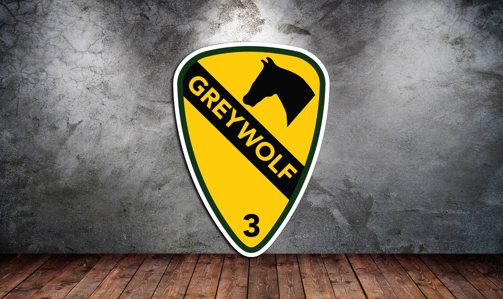 3ABCT Greywolf Sticker