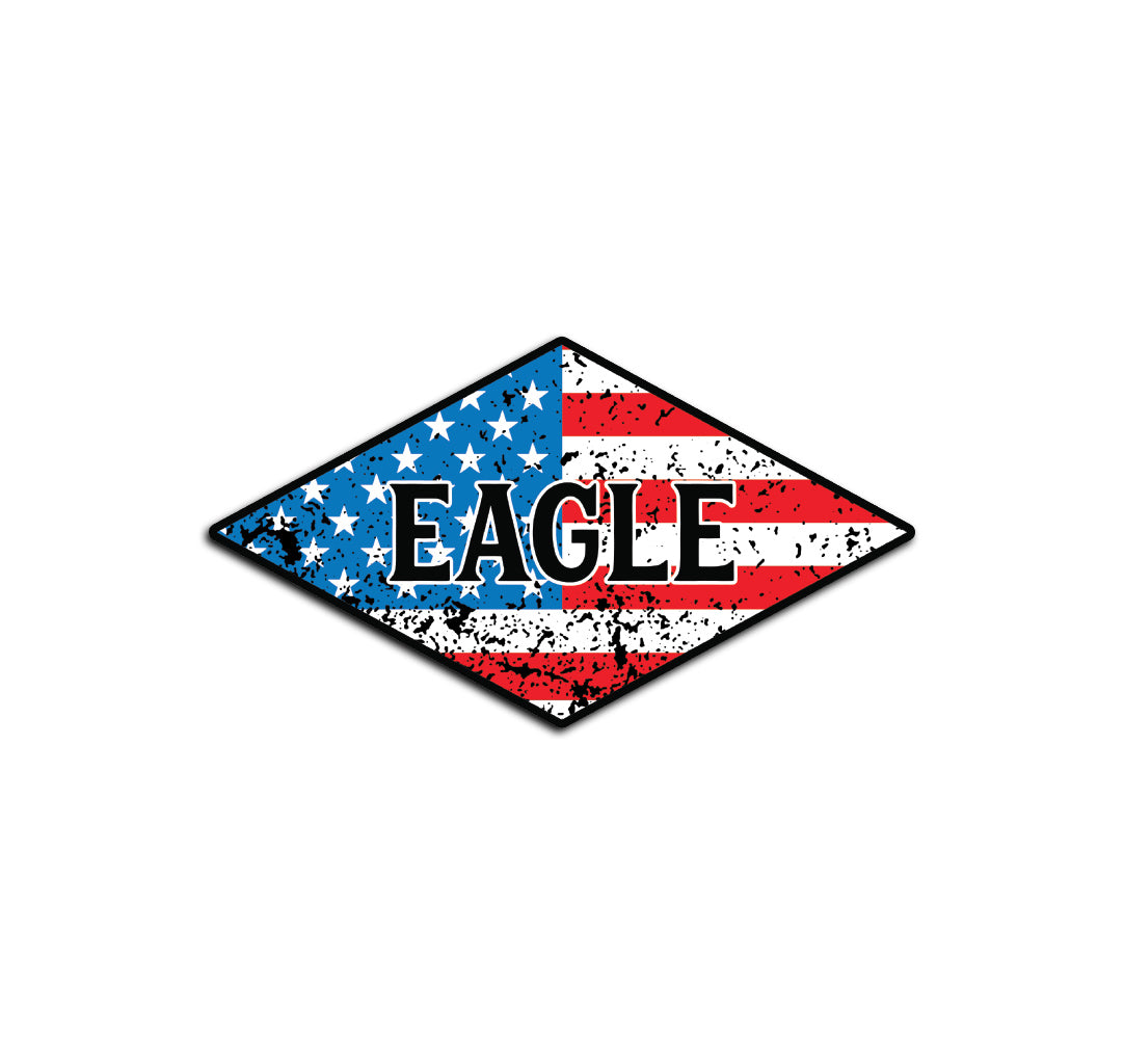 3CR Freedom Eagle Diamond Sticker