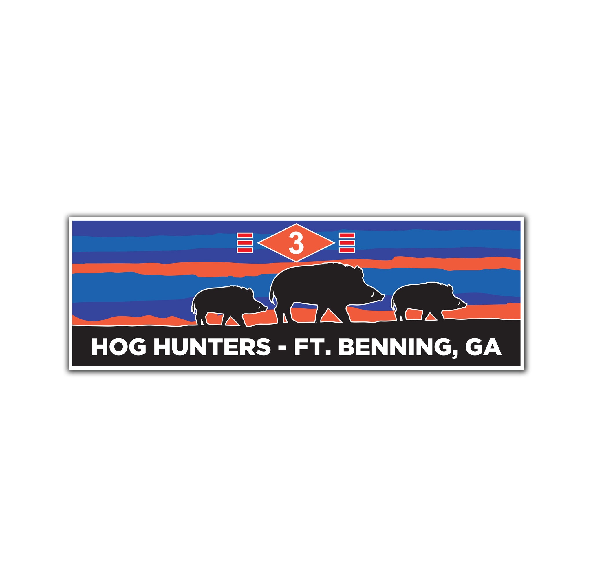 Hog Hunters - Ft Benning Sticker