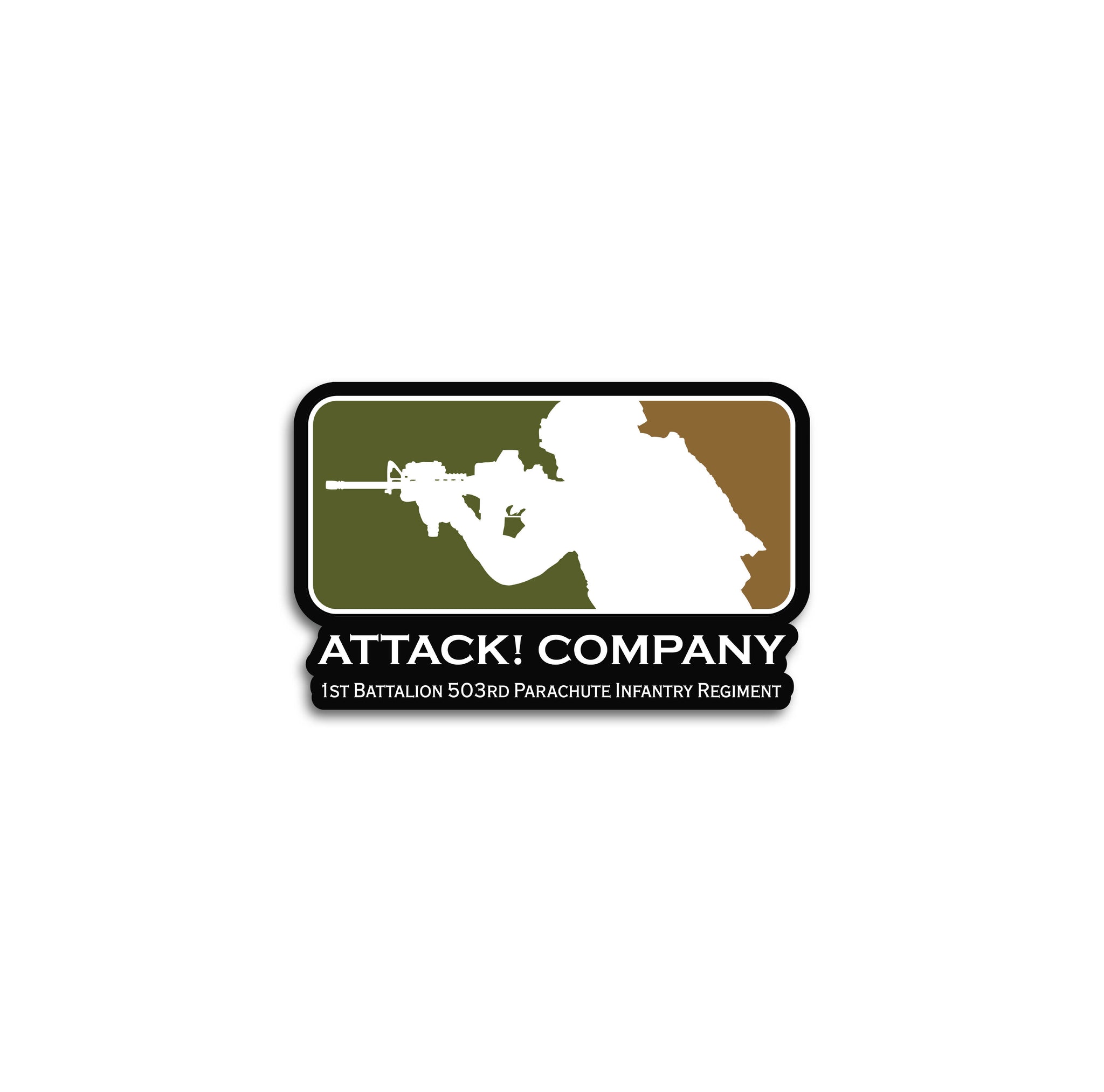 Attack! Company 503rd Sticker