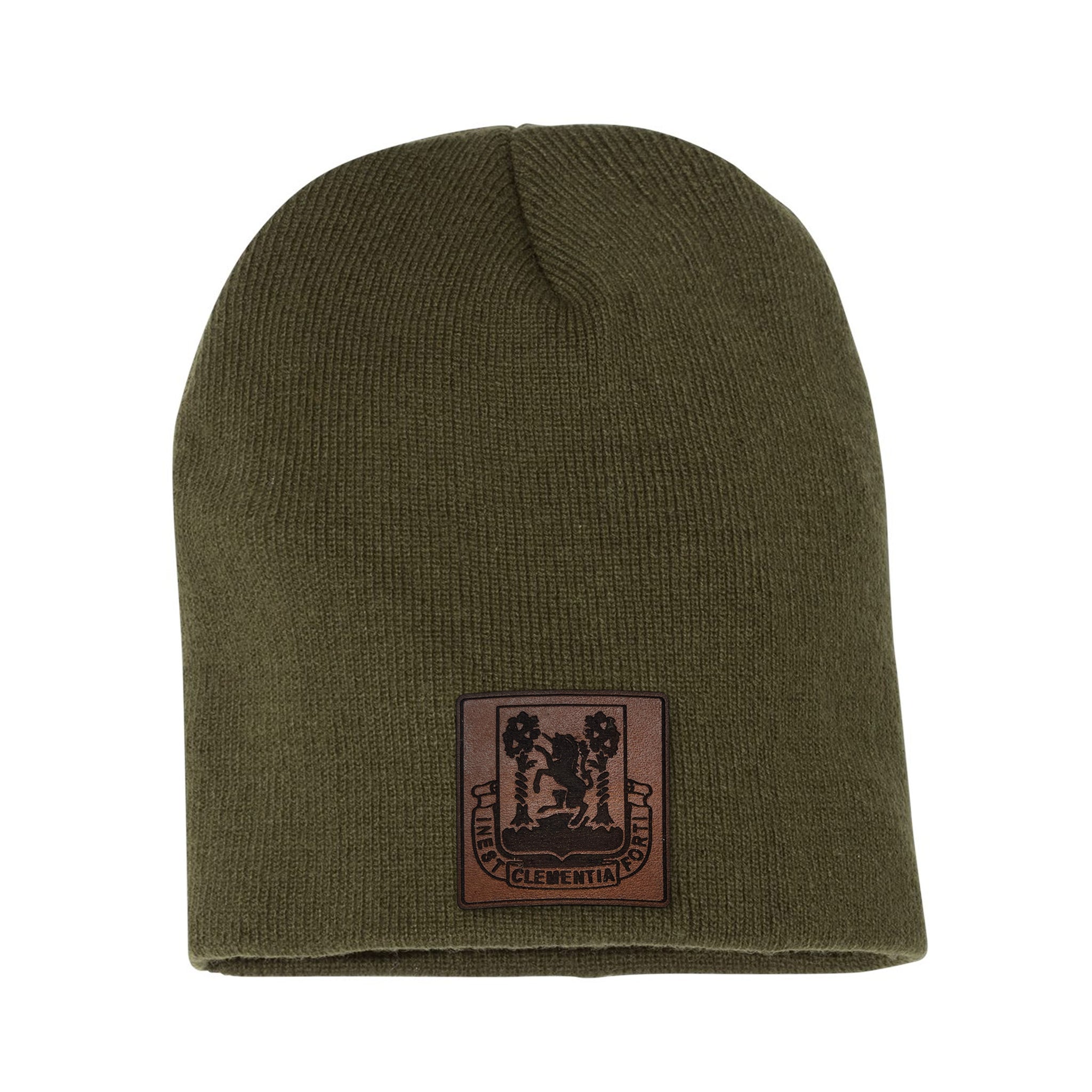 61ST MMB Leather Patch Beanie
