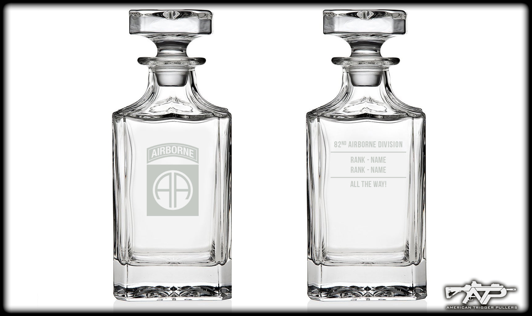 82nd ABN Whiskey Decanter