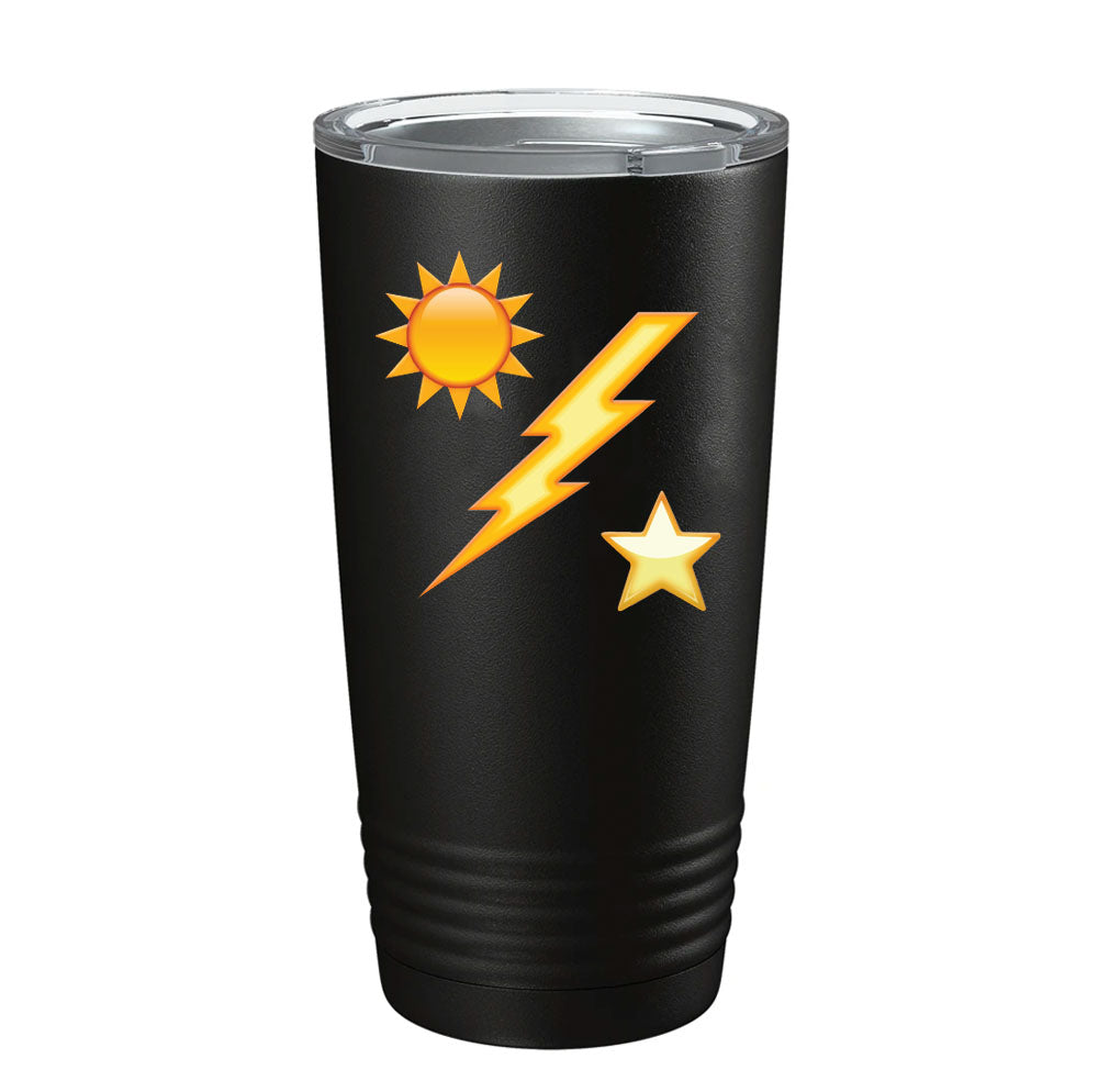 Emoji Star Sun Bolt Tumbler