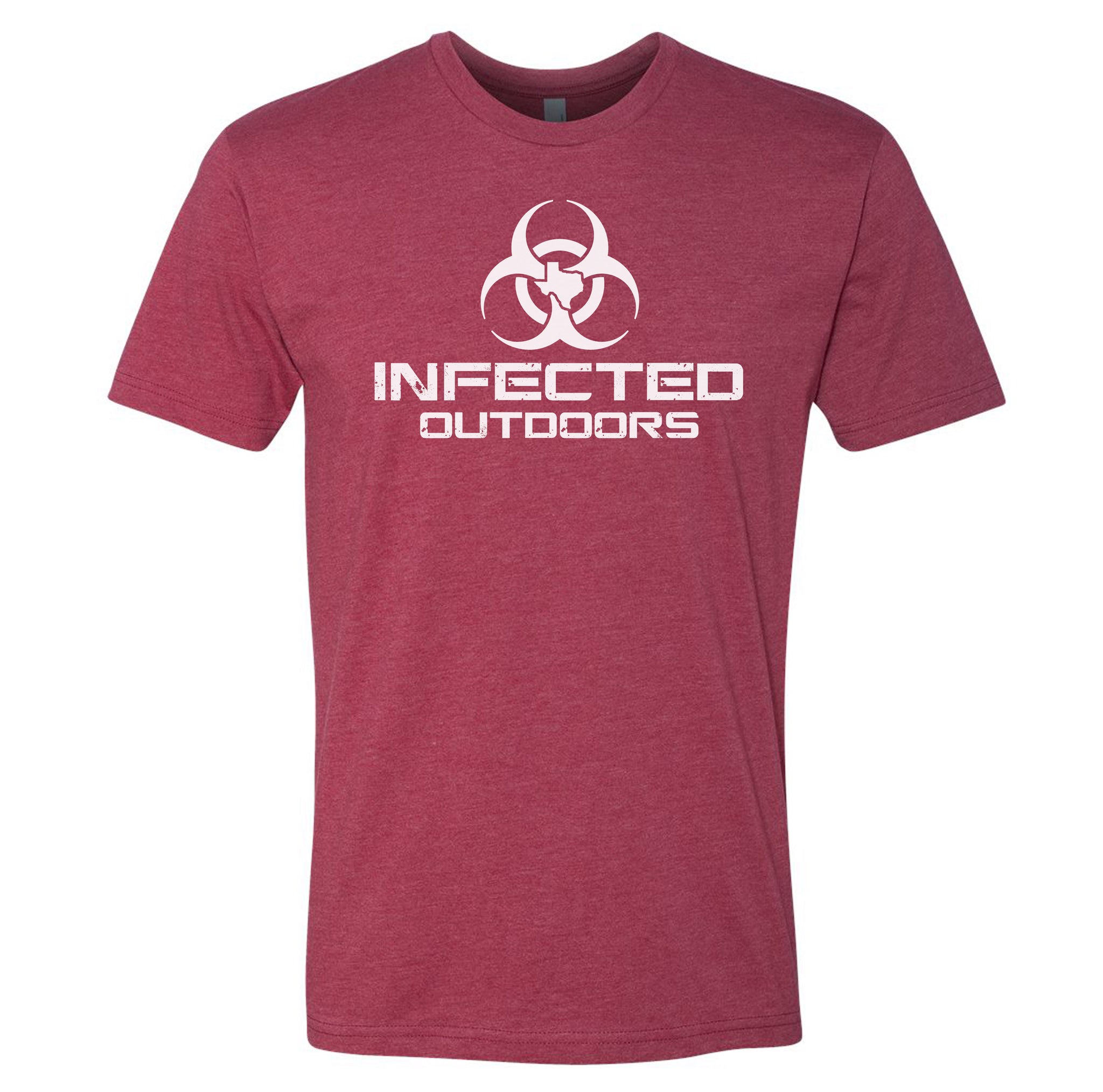 Infected Outdoors Stacked Logo Tee