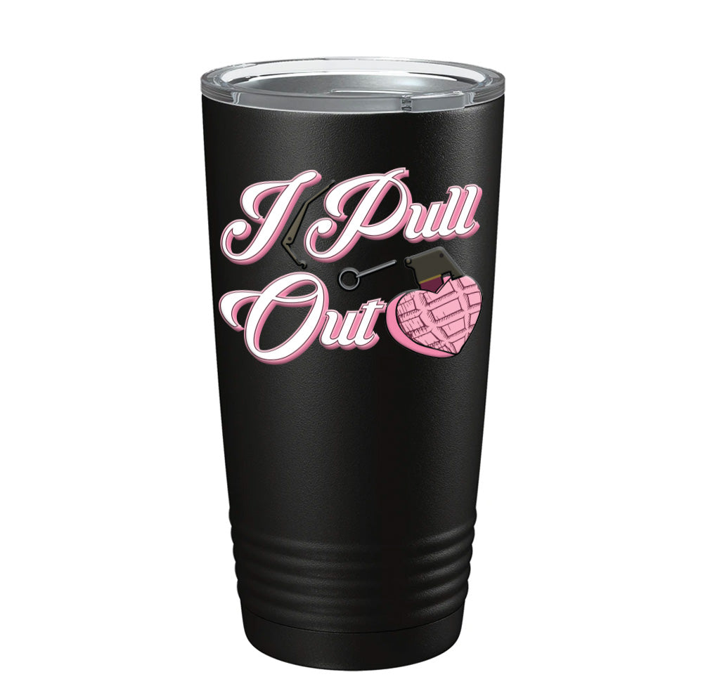 I Pull Out Candy Grenade Heart Tumbler
