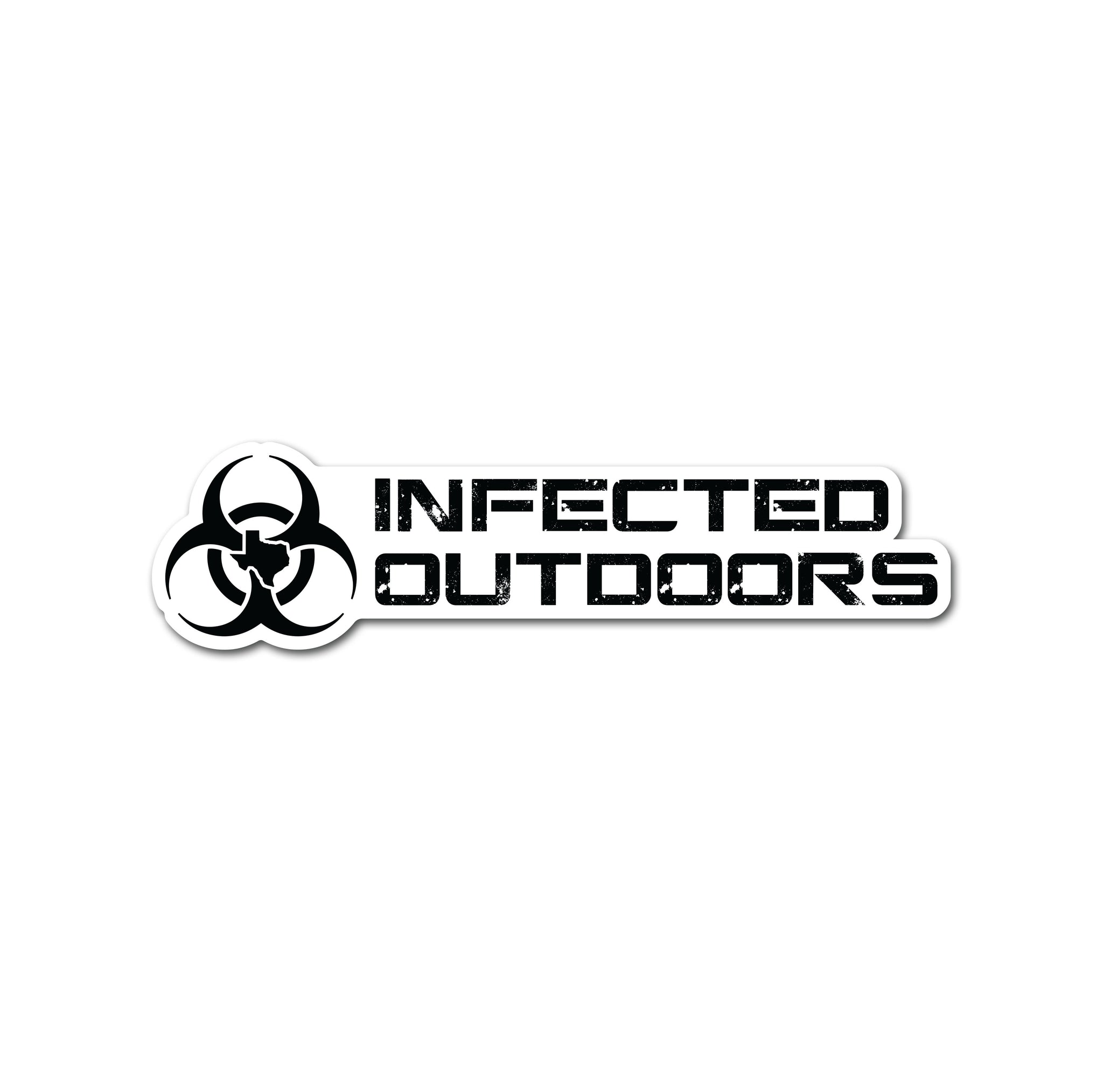 Infected Outdoors Classic Logo Sticker