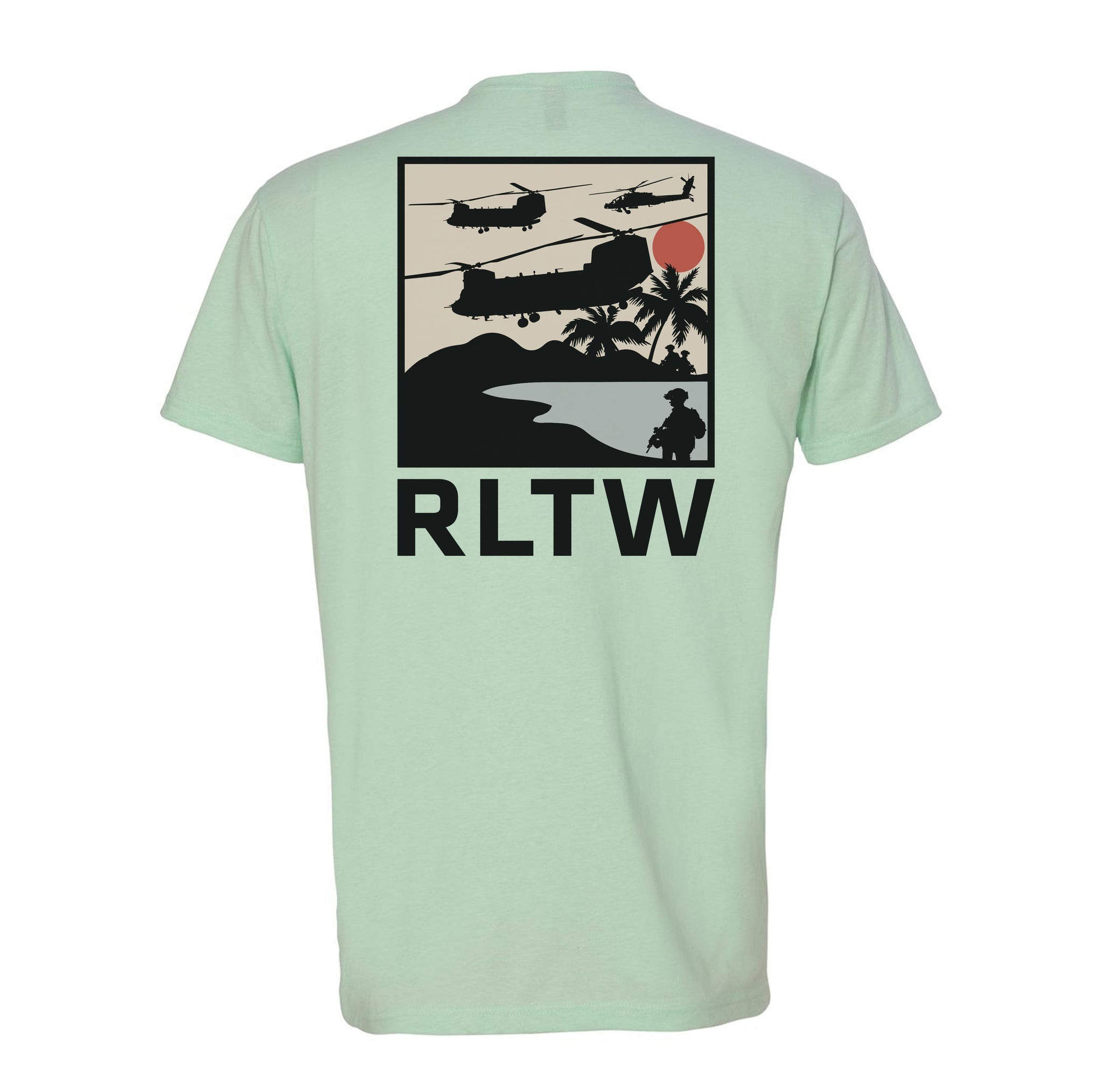 Retro Beach Chinook RLTW Tee