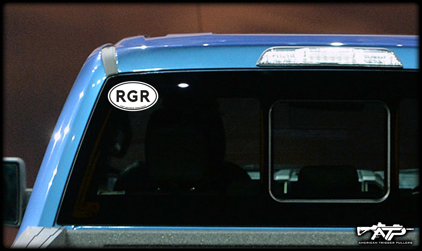 RGR Oval Sticker