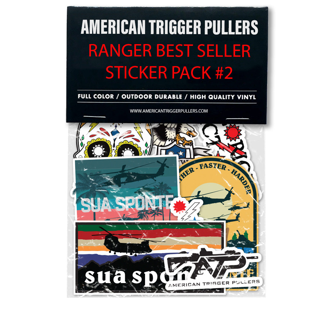 2022 Ranger Best Seller Sticker Pack #2 - American Trigger Pullers