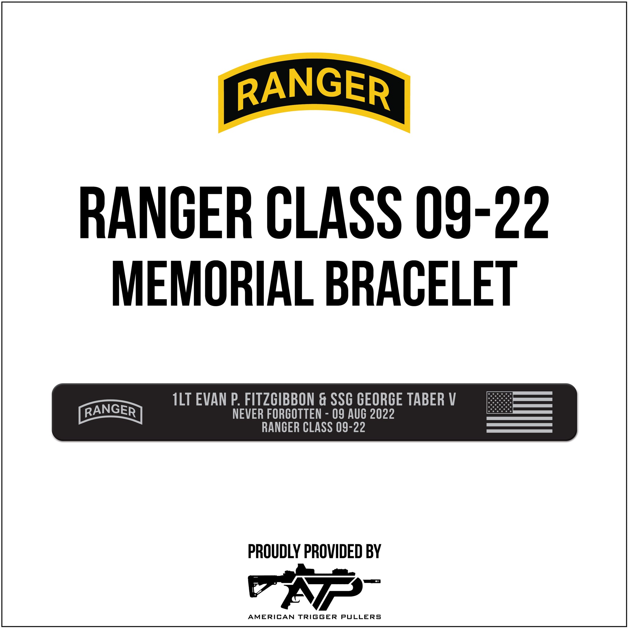 Ranger Class 09-22 Memorial Bracelet
