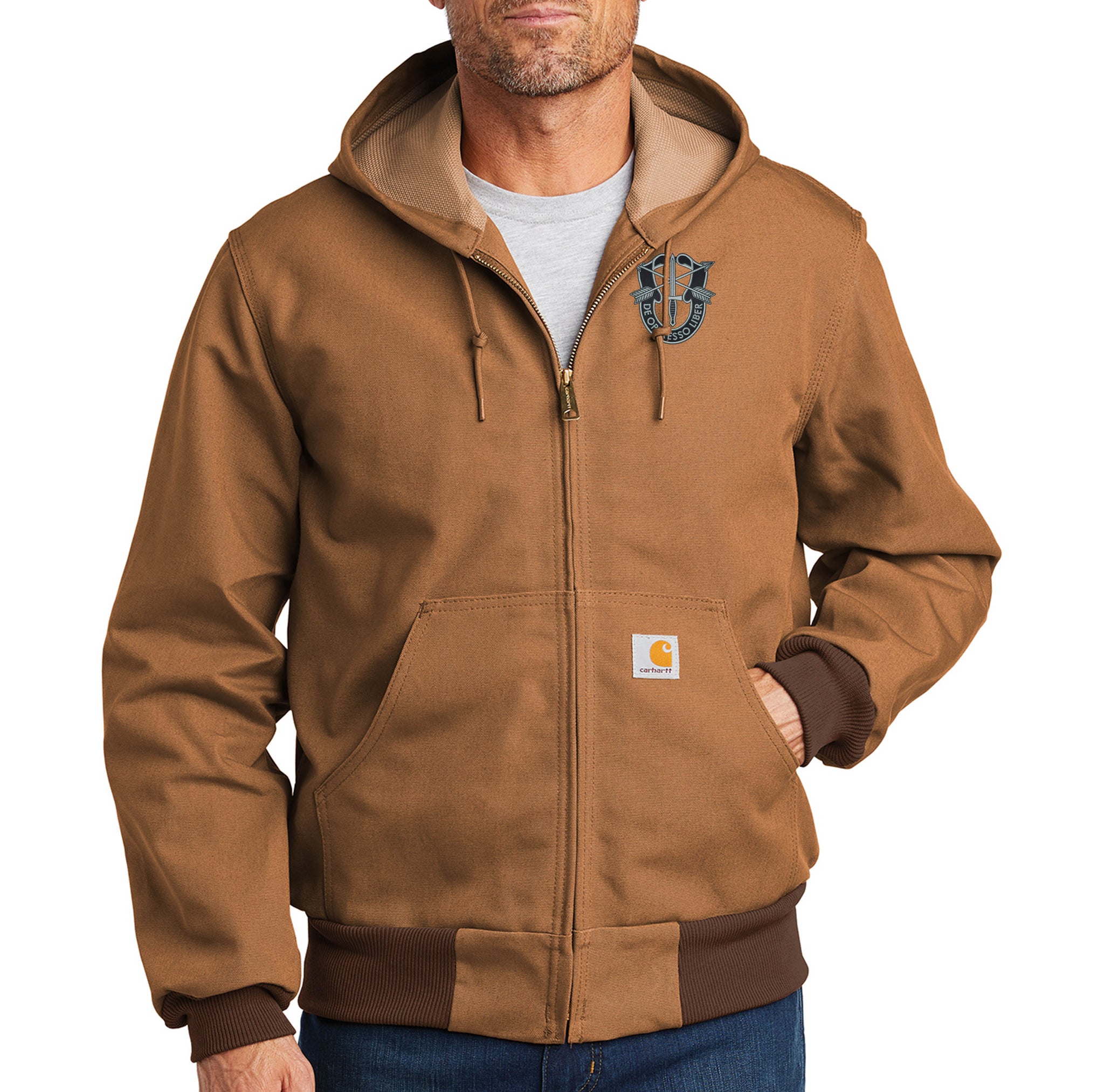 SF Insignia Embroidered Carhartt ® Thermal-Lined Duck Active Jac