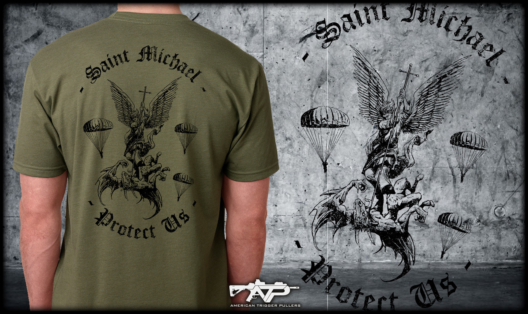 Saint Michael Airborne Patron Saint - American Trigger Pullers