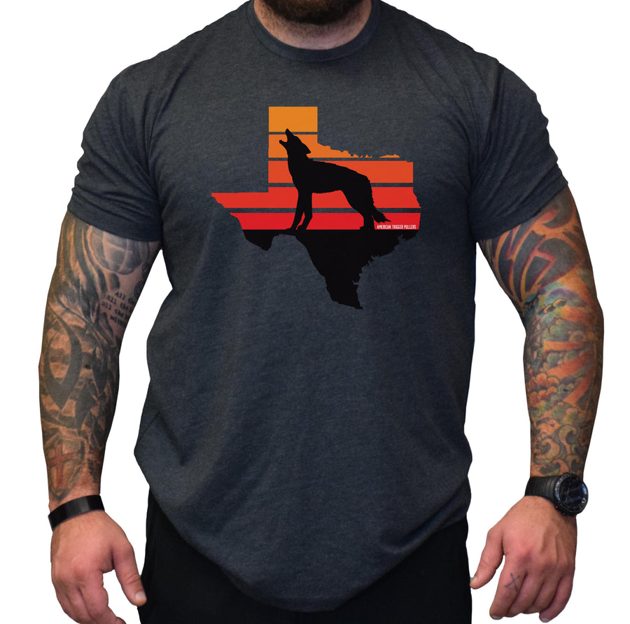 Texas Coyote Sunset Shirt