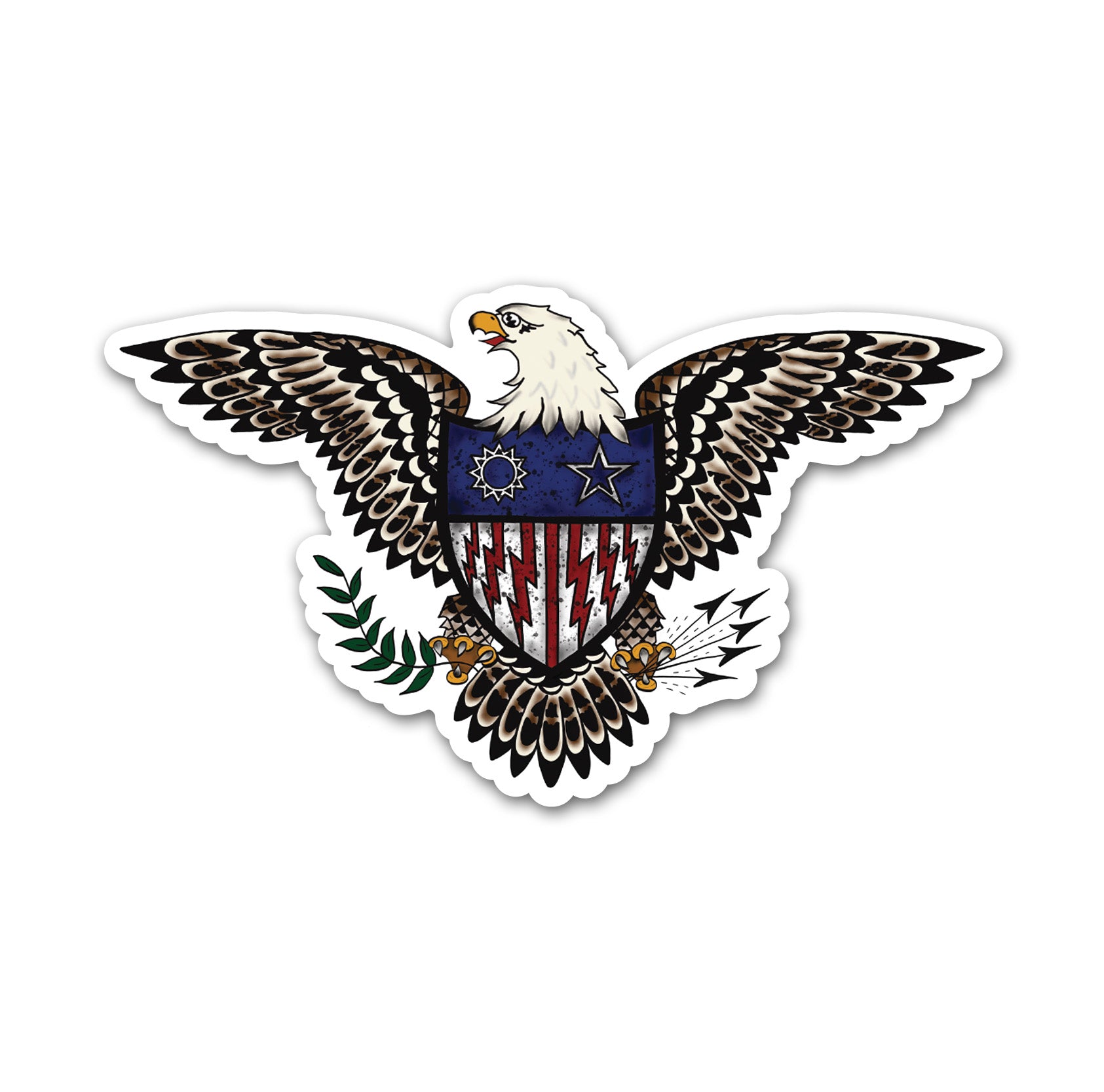 Traditional Eagle - Marauder - Sticker