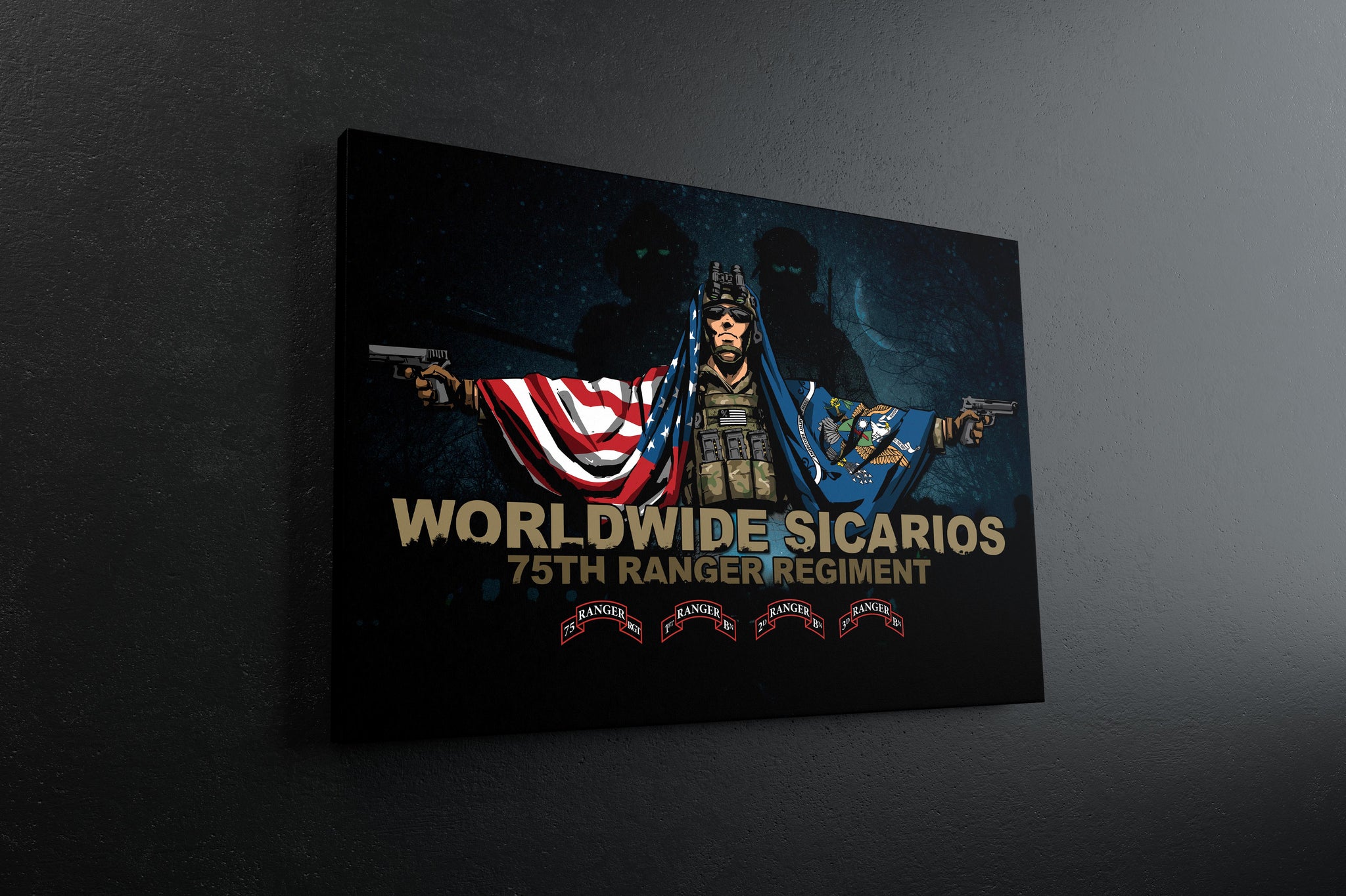 Worldwide 75th Sicarios Canvas
